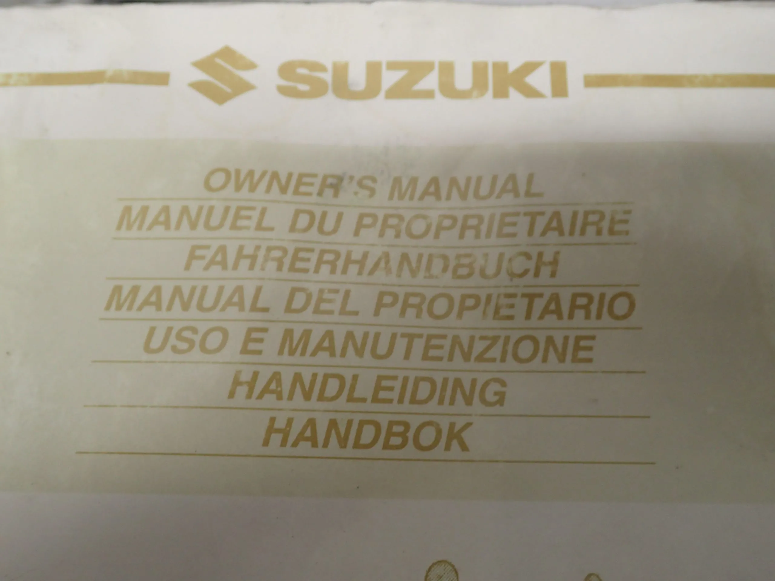Bedienungsanleitung Buch Fahrerhandbuch Suzuki SV650 AV Bj.99 38063km