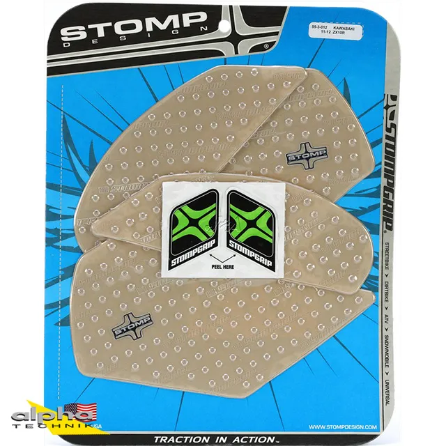 Stompgrip klar, Volcano, für Kawasaki ZX10R/RR, 2011-18