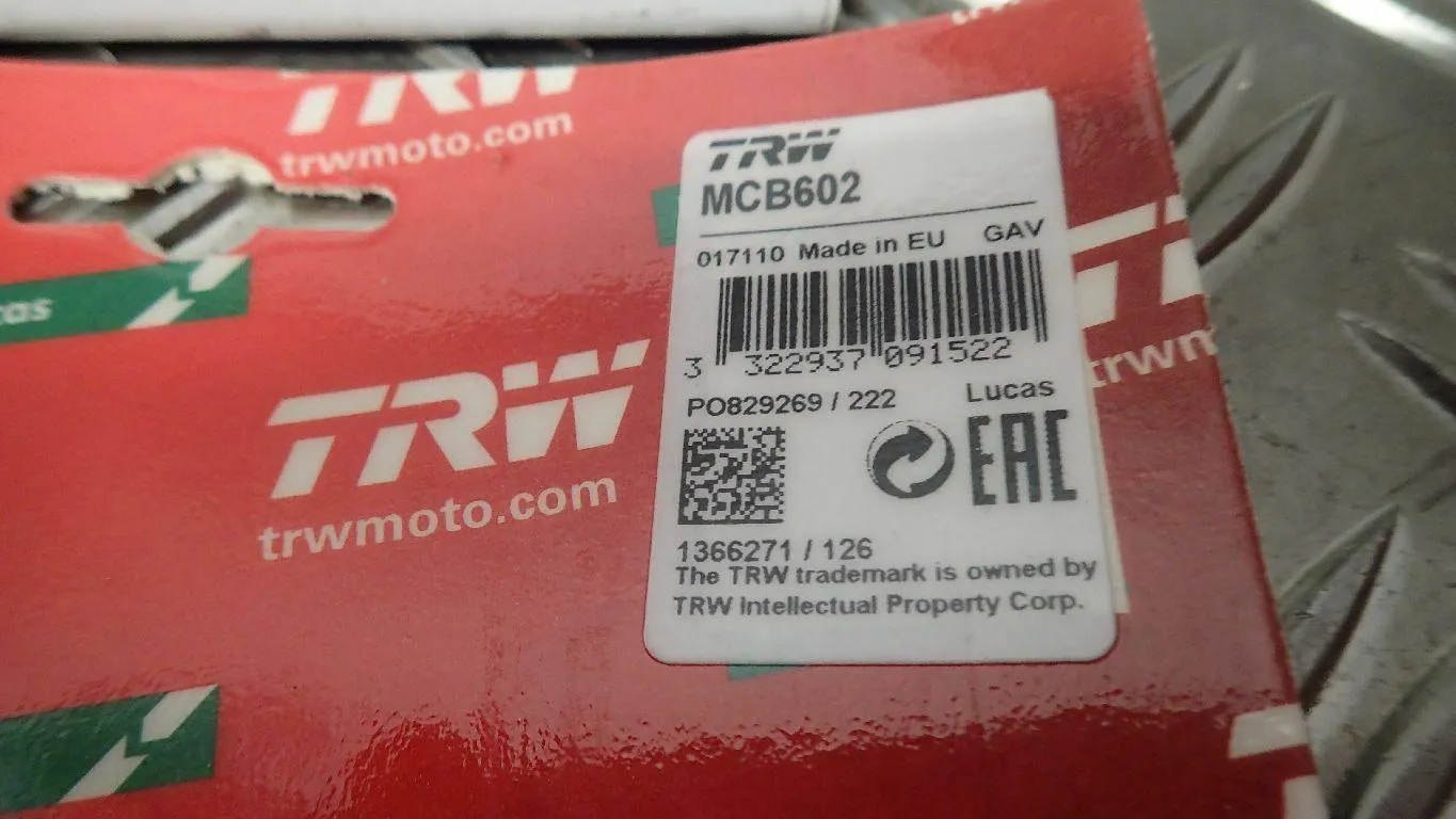 TRW Lucas MCB602 Bremsbeläge vorne Bremsbelag Bremse Belag