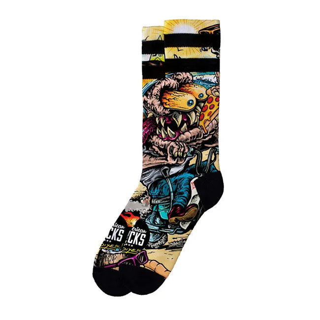 American Socks Bike Monster Unterschrift Socken