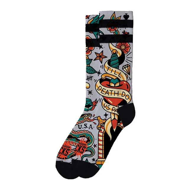 American Socks Bis dass der Tod uns scheidet Signatursocken