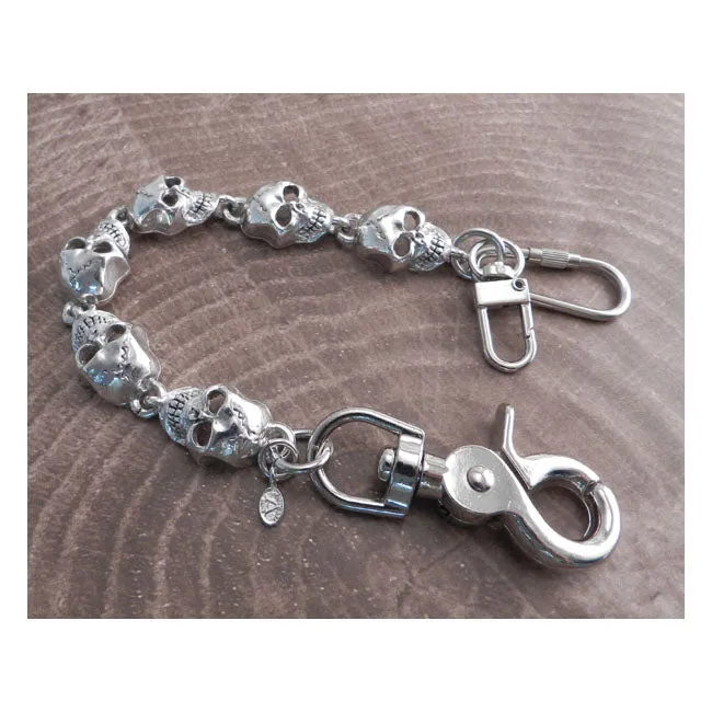 Amigaz Monster-Totenkopf-Schlüsselleine 8"