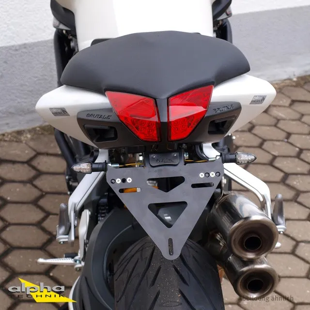 alpha Technik Kennzeichenhalter MV Agusta Brutale 920; Typ B5; Modelljahr 2011 - 2013