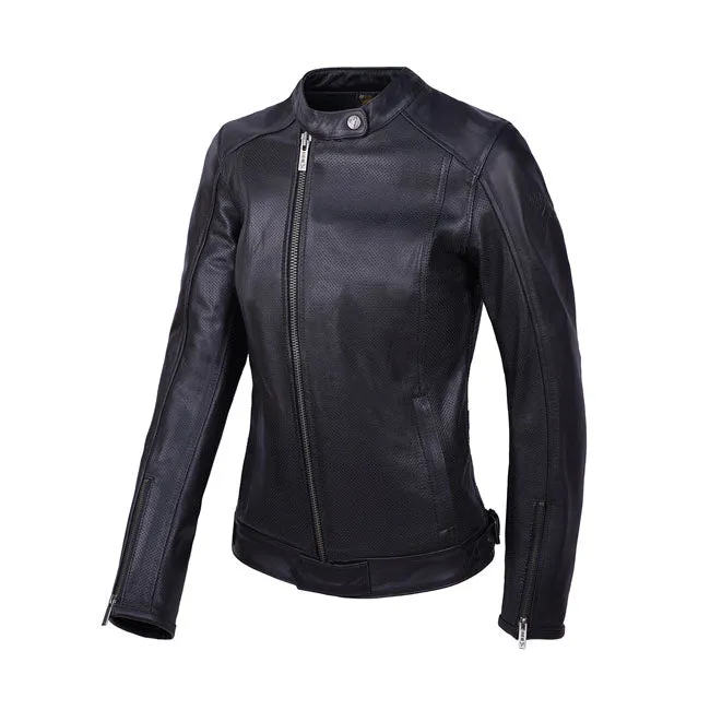 By City Street Cool Damen Motorradjacke Schwarz