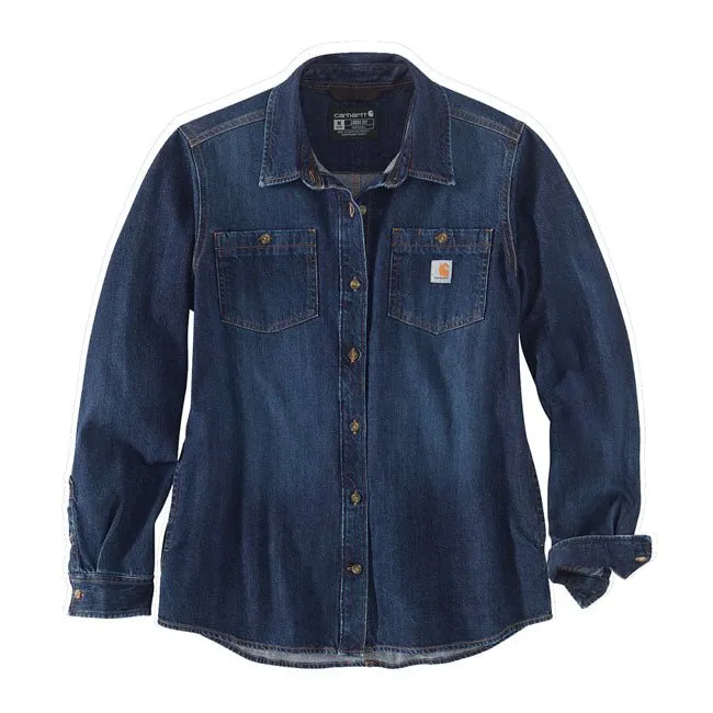 Carhartt Midweight Damen Denim Hemd
