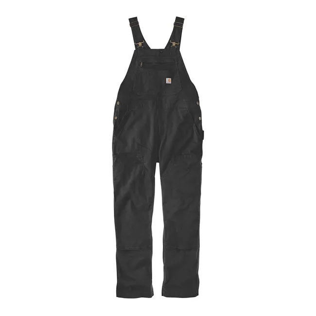Carhartt Relaxed Fit Frauen Denim Latzhose Schwarz