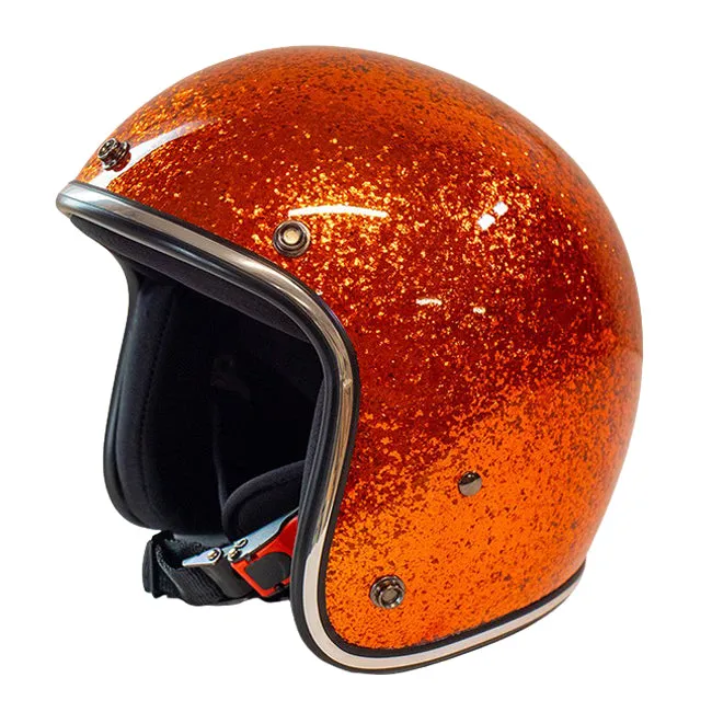 Cavalero Slimline Super Flake Low Profile Open Jet Helm