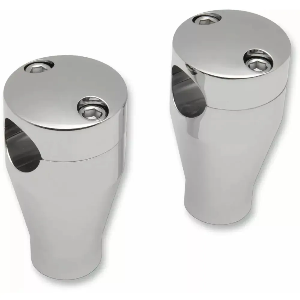 Drag Specialties Panhead Style Aluminium Lenkererhöhungen Chrom