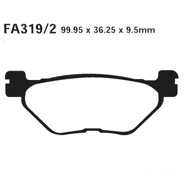 Bremsbelag vorne EBC FA319/2HH Sinter Sport-Bremsbeläge-104013990