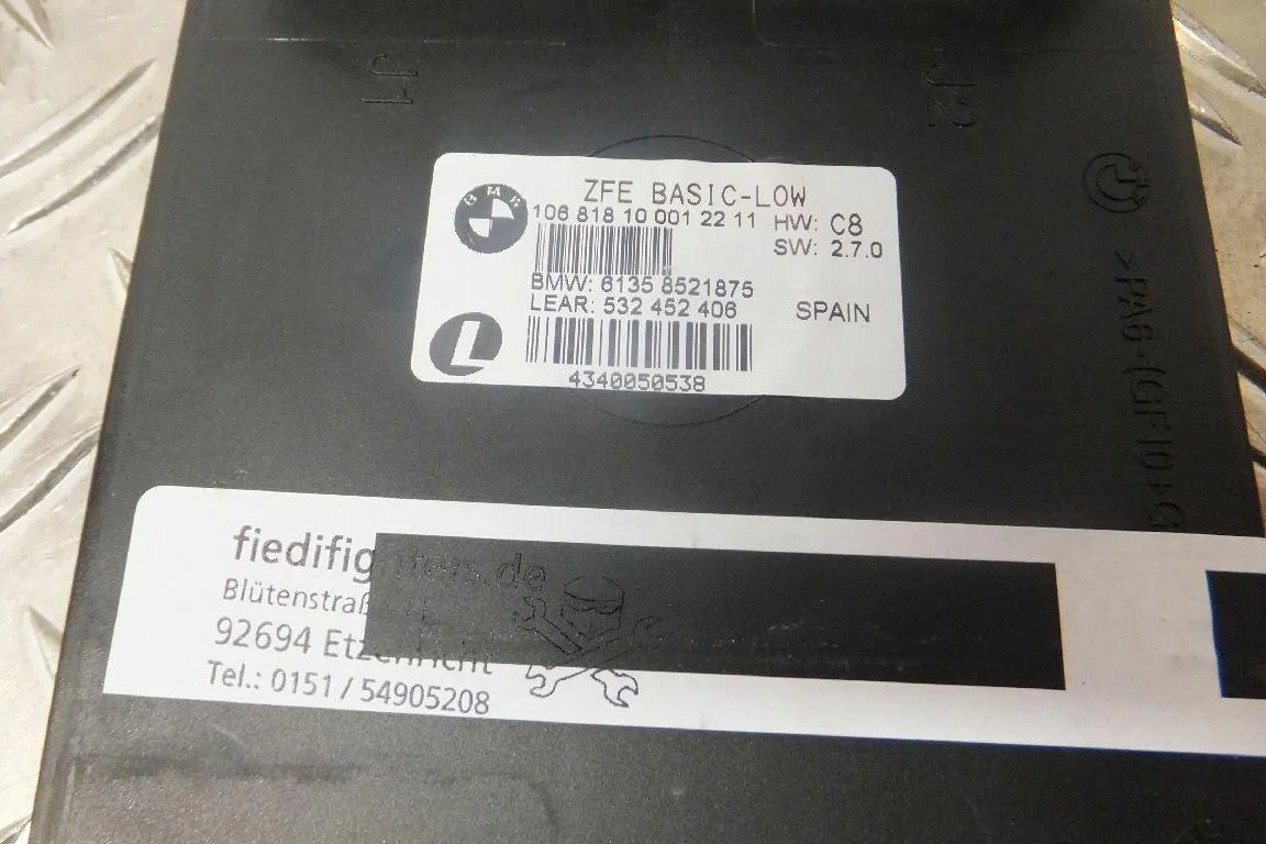 ABS Steuergerät 6135-8521875 ABS BMW F800R 9/11 17363km 64kW