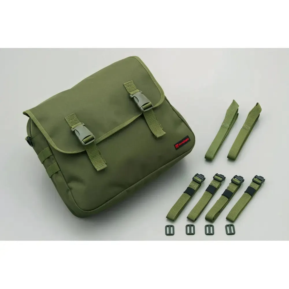 Daytona Henlybegins Universal-Motorrad-Satteltasche aus Canvas