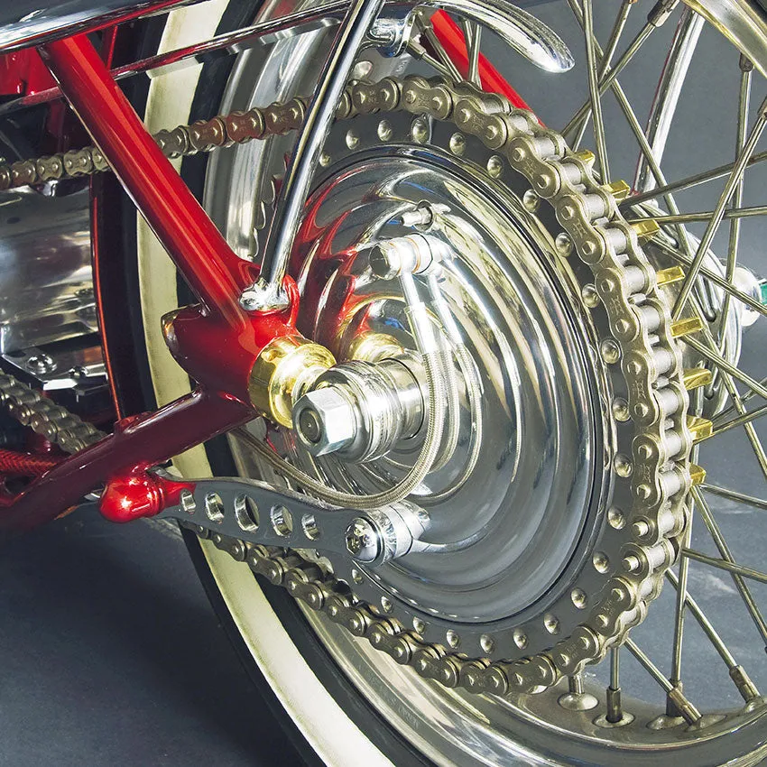 Kustom Tech Hydraulische Hinterrad-Trommelbremsanlage