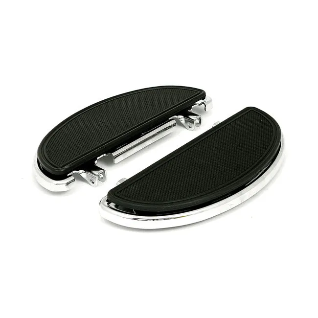 Oval Early Style gerändelte Dielen mit Dämpfern für Harley