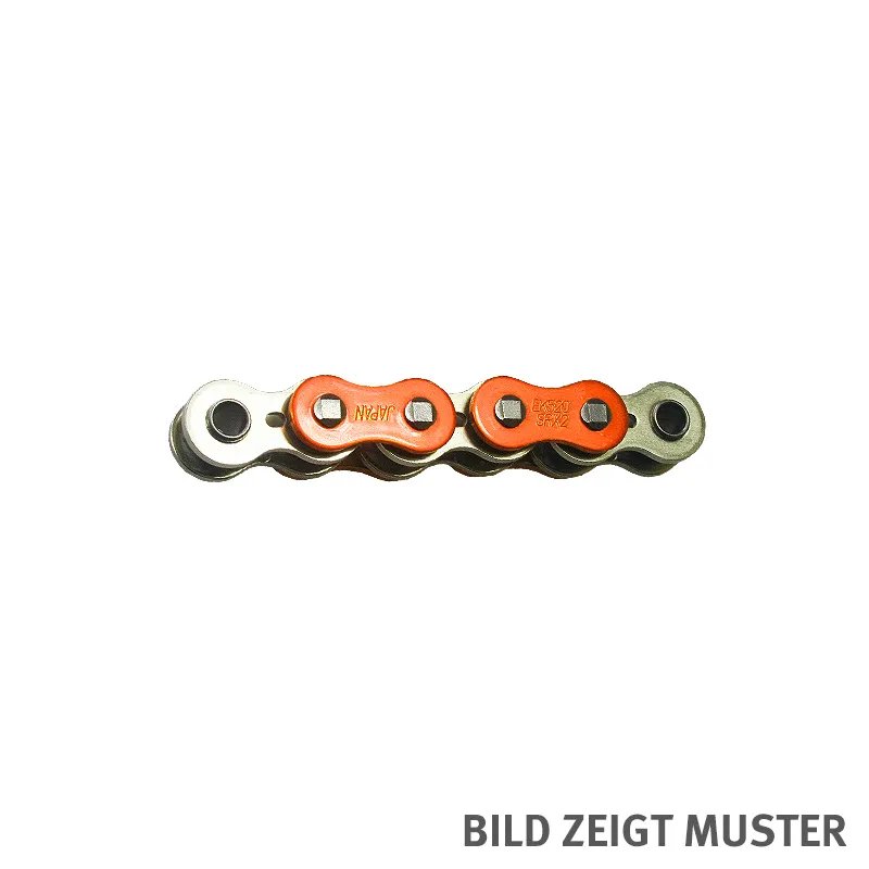 Kette ENUMA MVXZ-2 530, ideale OEM-Ersatzkette - 120 Glieder - Farbe Orange metallic