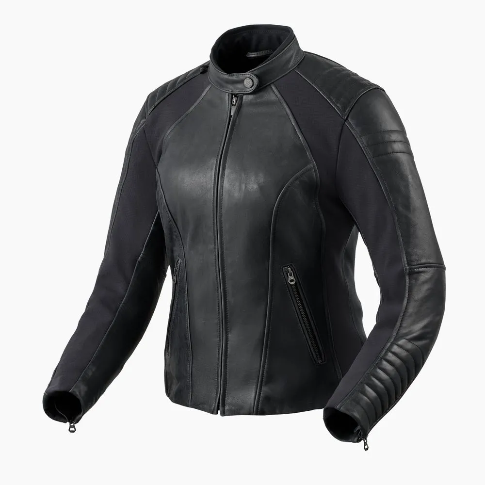 REV'IT! Coral Damen-Motorradjacke Schwarz