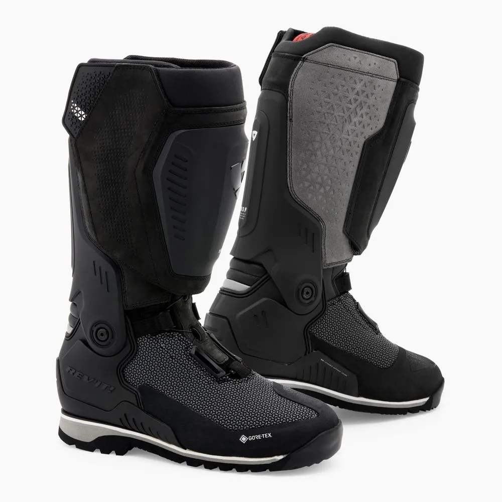 REV'IT! Expedition GTX Motorradstiefel Schwarz / Grau