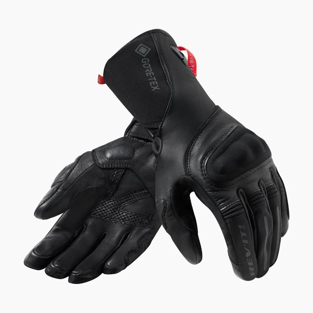 REV'IT! Lacus GTX Damen-Motorradhandschuhe Schwarz