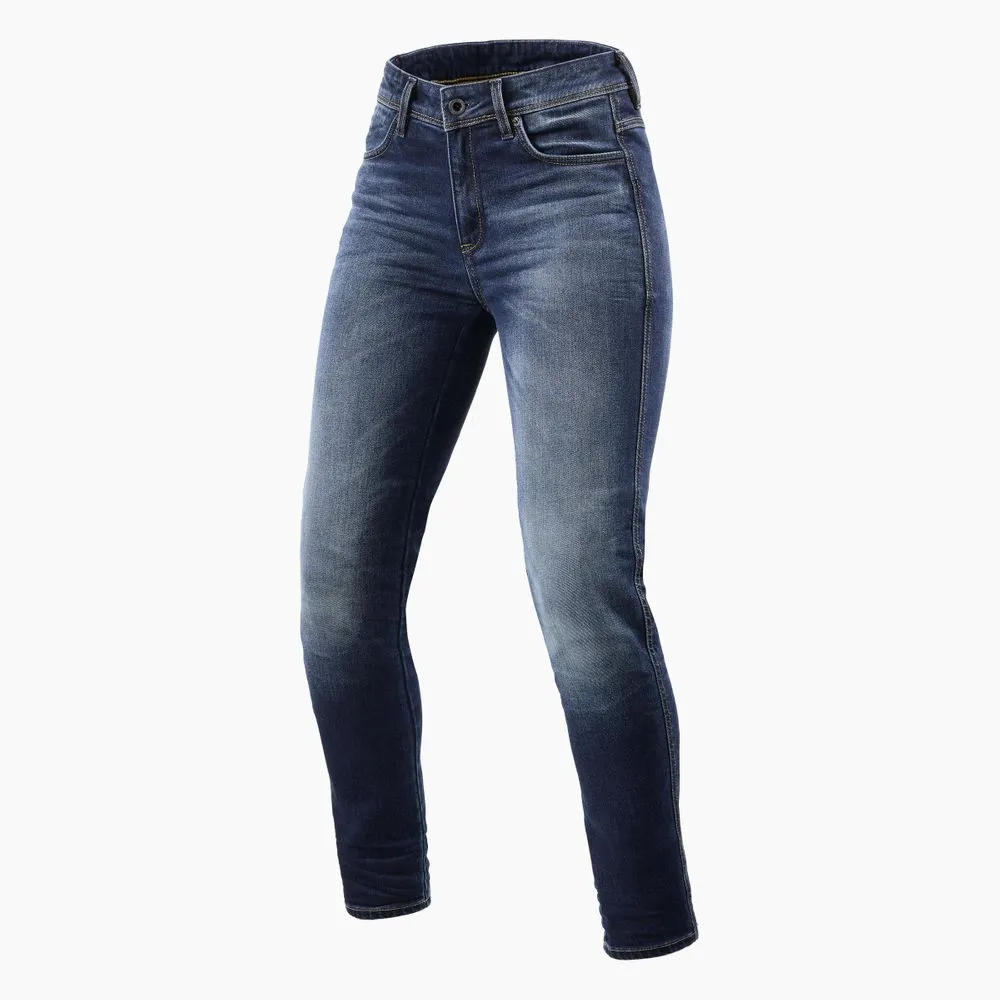 REV'IT! Marley Damen SK Motorrad Jeans Blau