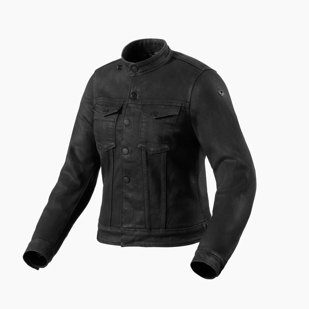 REV'IT! Trucker Damen-Motorradjacke Schwarz