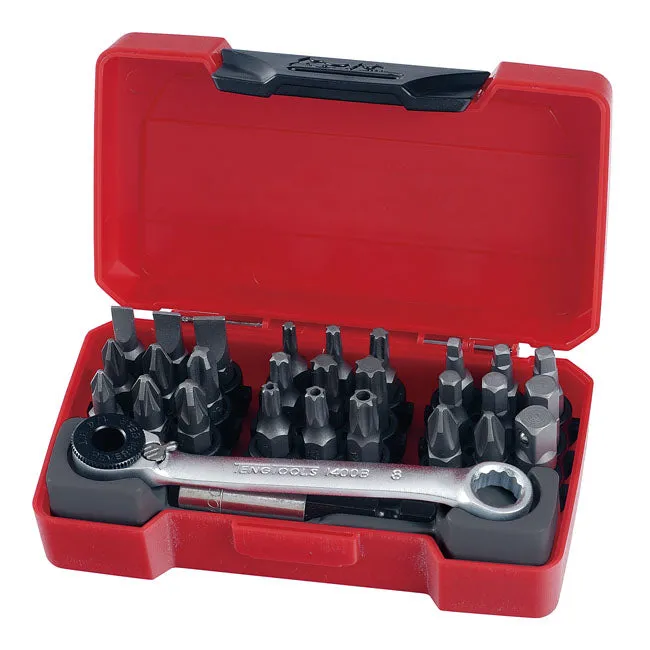 Teng Tools Ratschen-Bit-Treiber mit Bits