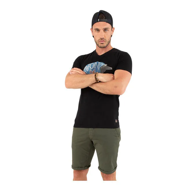 Von Dutch Wind T-Shirt Schwarz