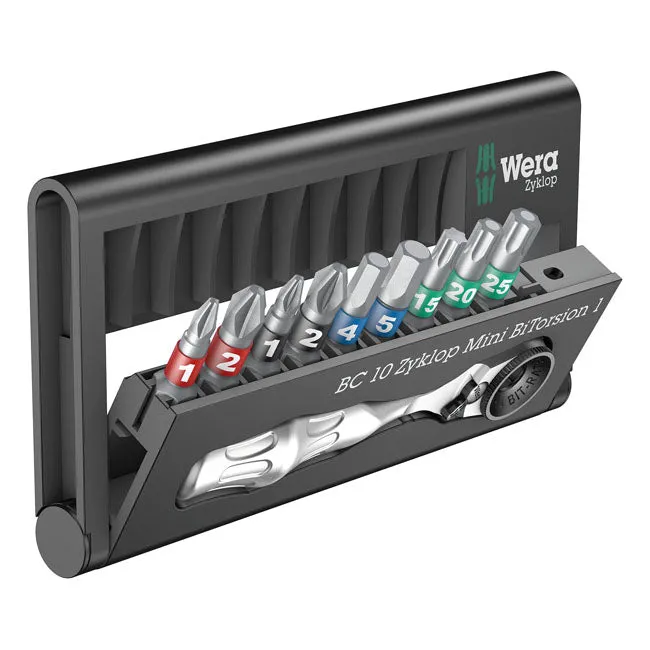 Wera Bit-check Zyklop Mini Bitorison Kit 10-teilig