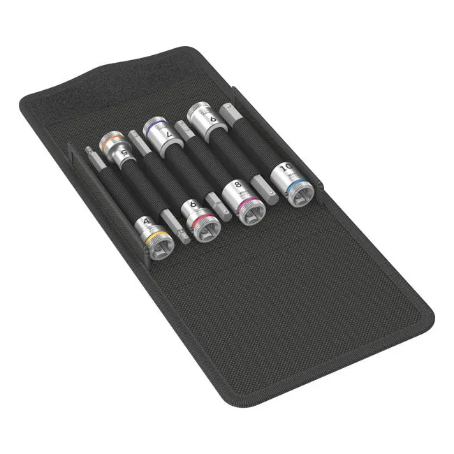 Wera Verlängerte 3/8"-Sechskant-Einsätze Metrische Größen