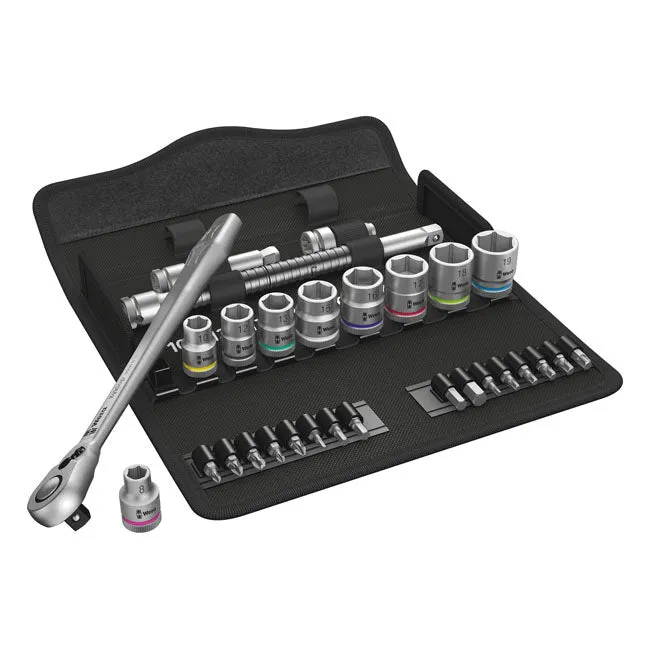 Wera Zyklop Metall-Ratschen-Kit 3/8" Antrieb 29-teilig Metrische Größen
