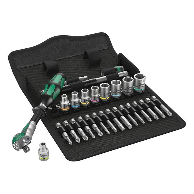Wera Zyklop Ratschen-Kit 1/4" Antrieb 28-teilig Metrische Größen