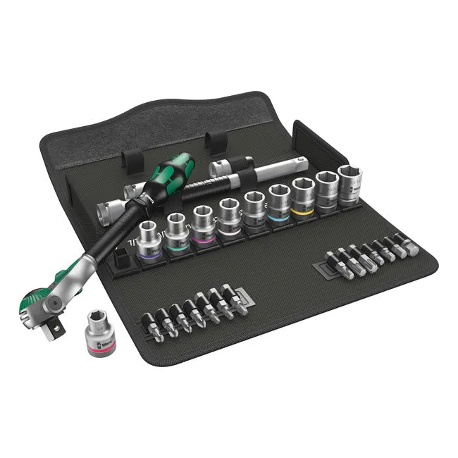 Wera Zyklop Speed Ratschen-Kit 1/2" Drive 28-teilig US-Größen