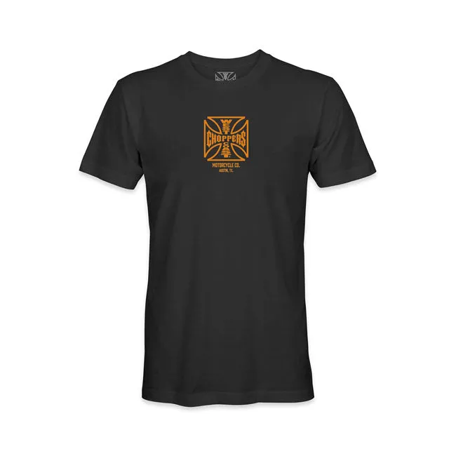 West Coast Choppers OG ATX Orange Print T-Shirt