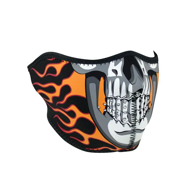 Zanheadgear Halbmaske Neopren Burning Skull