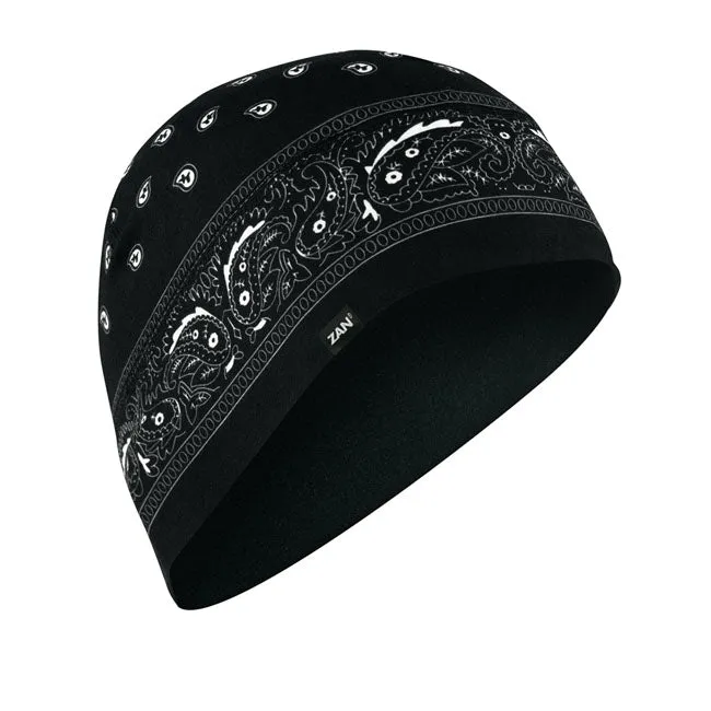 Zanheadgear Helm Mütze Sportflex Schwarz Paisley